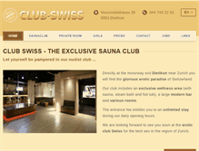 Tablet Screenshot of club-swiss.ch